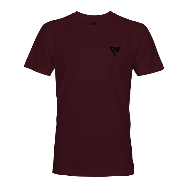 FW BASIC LOGO MAROON - Force Wear HQ - T-SHIRTS