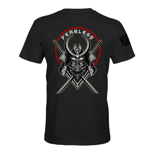 FEARLESS SAMURAI BACK ONLY - Force Wear HQ - T-SHIRTS