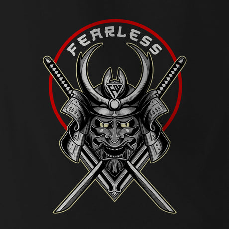 FEARLESS SAMURAI BACK ONLY - Force Wear HQ - T-SHIRTS