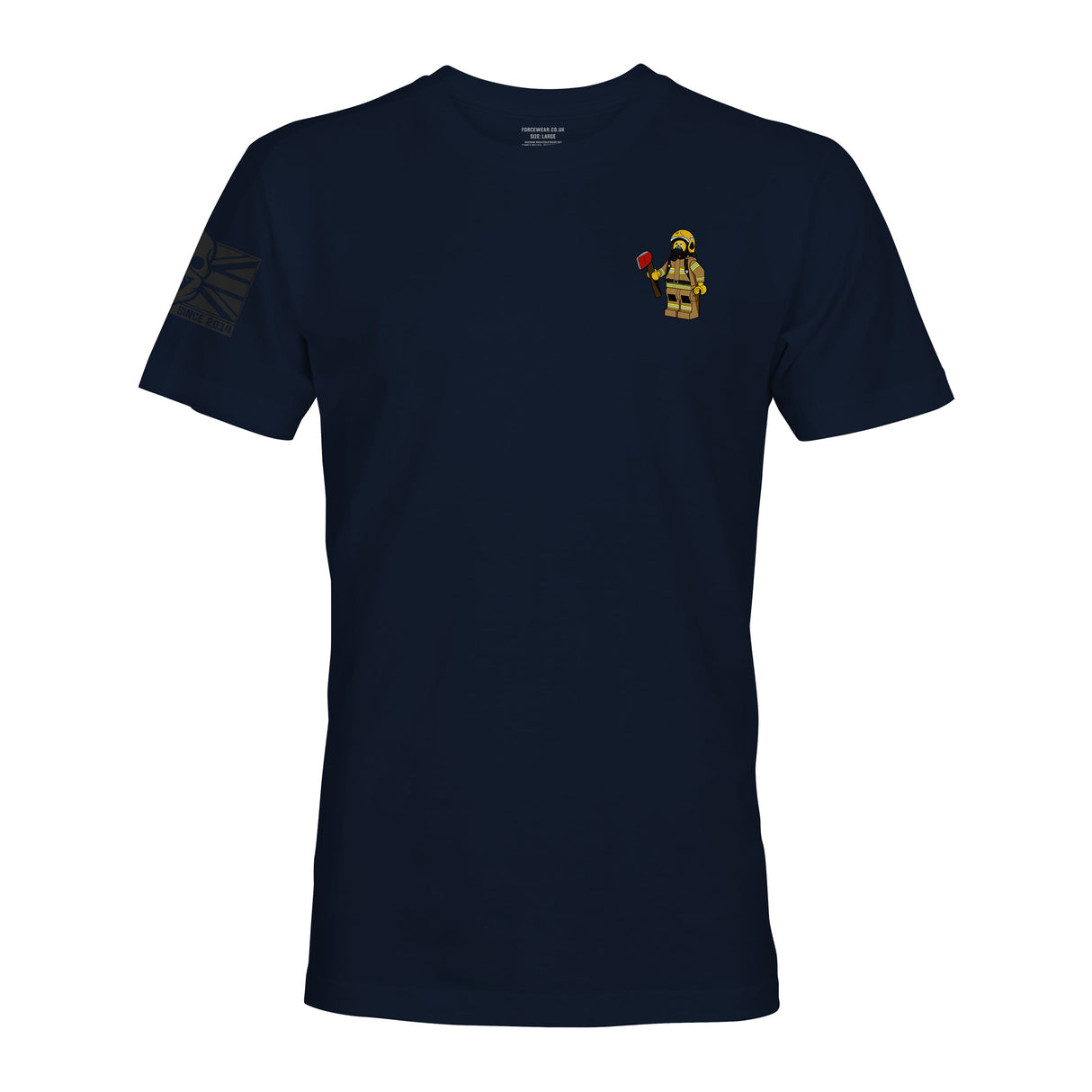 FW MINIFIG FIREFIGHTER - Force Wear HQ - T-SHIRTS