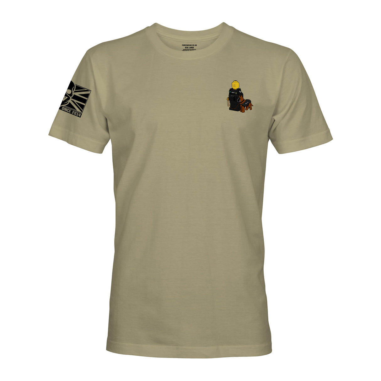 FW MINIFIG DOG HANDLER - Force Wear HQ - T-SHIRTS