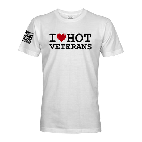 I LOVE HOT VETERANS - Force Wear HQ - T-SHIRTS