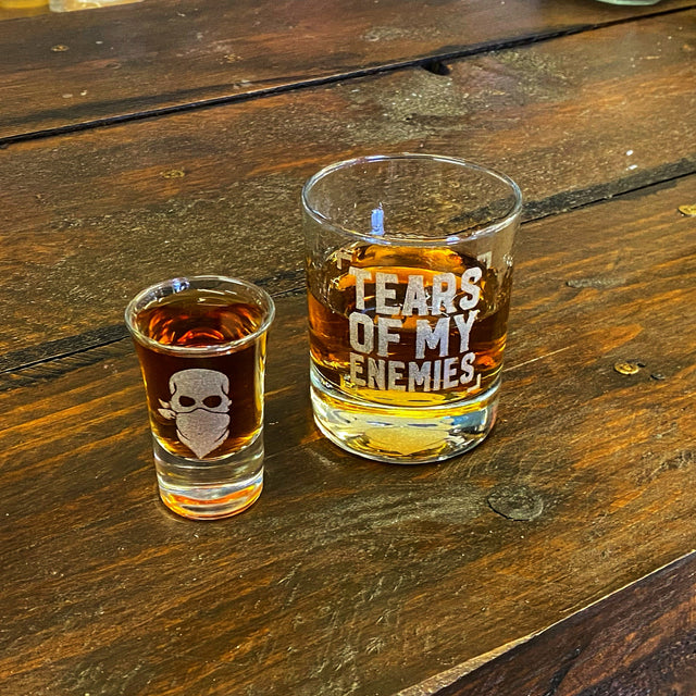 'TEARS OF MY ENEMIES' WHISKEY & SHOT SET - Force Wear HQ