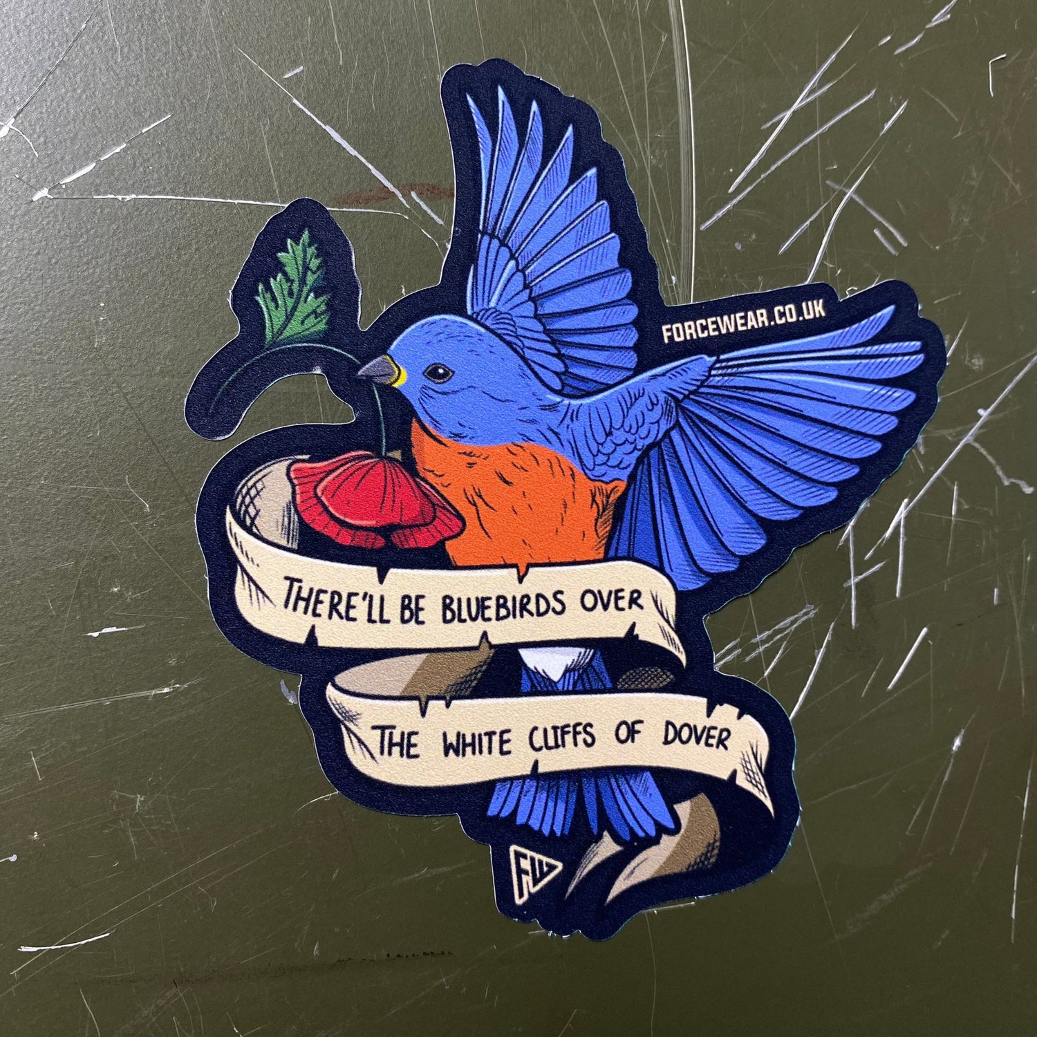 BLUEBIRDS STICKER 004 – Force Wear