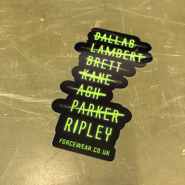 ALIEN DEATH LIST STICKER 040 - Force Wear HQ