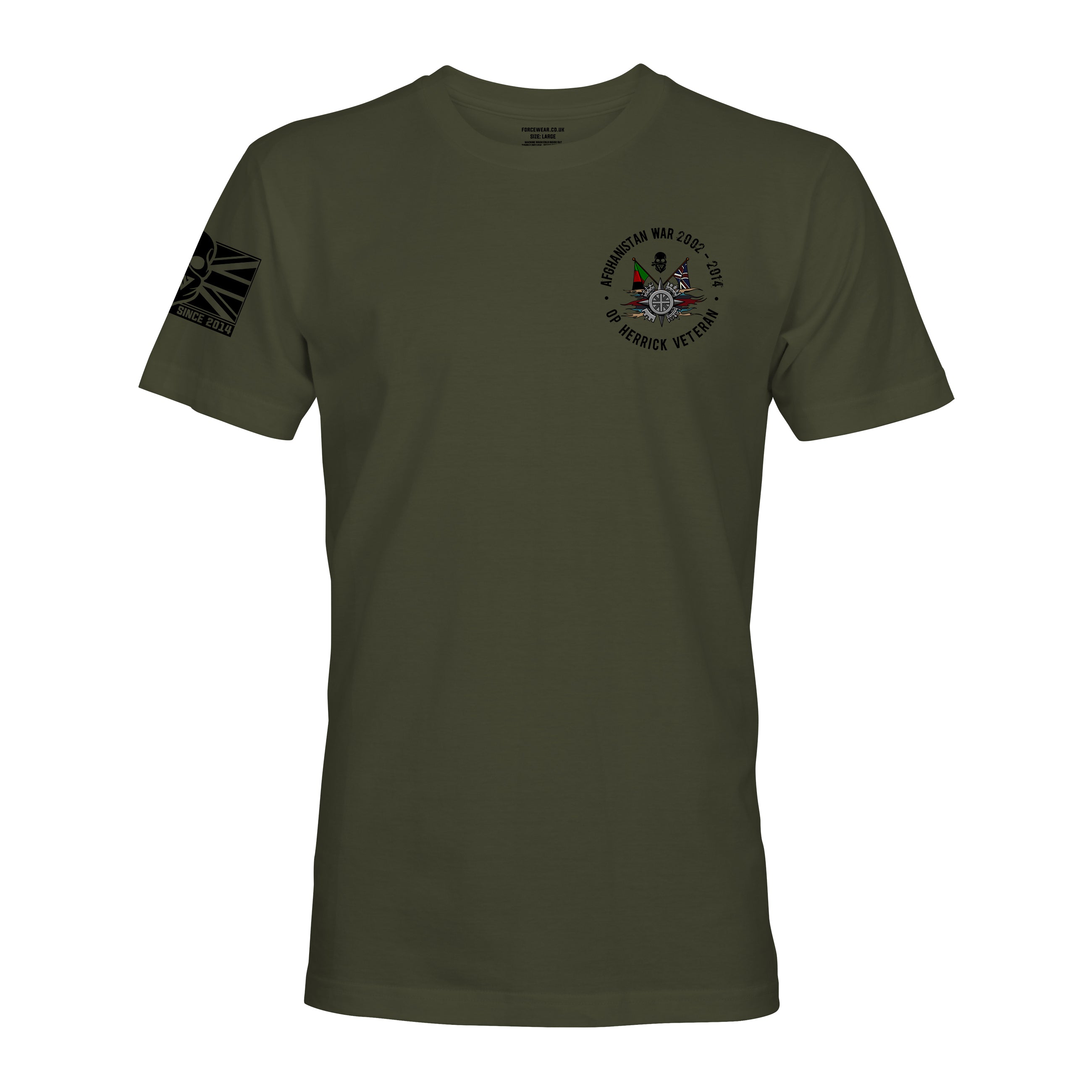 OP HERRICK VETERAN T Shirt Military Veteran Force Wear