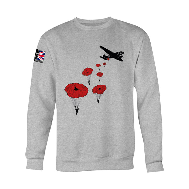 PARA DROP POPPIES SWEAT - Force Wear HQ - SWEATSHIRTS