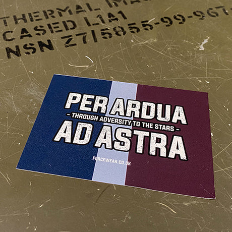 PER URDUA AD ASTRA (RAF) STICKER 117 - Force Wear HQ