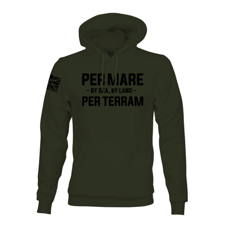 PER MARE PER TERRAM (ROYAL MARINES) HOODIE - Force Wear HQ - HOODIES