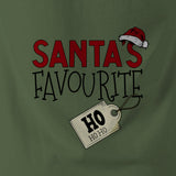 SANTA'S FAVOURITE HO HO HO - Force Wear HQ - T-SHIRTS