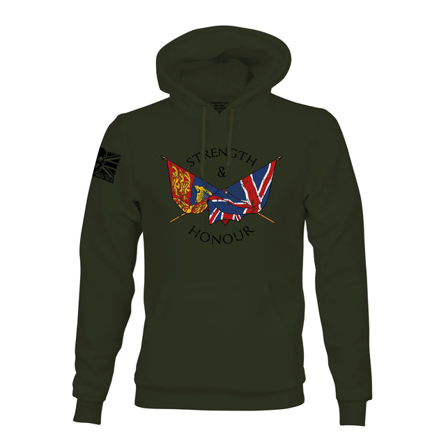 STRENGTH AND HONOUR FLAGS HOODIE - Force Wear HQ - HOODIES