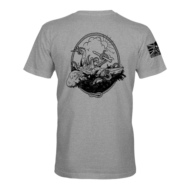 THE KRAKEN BACK ONLY - Force Wear HQ - T-SHIRTS