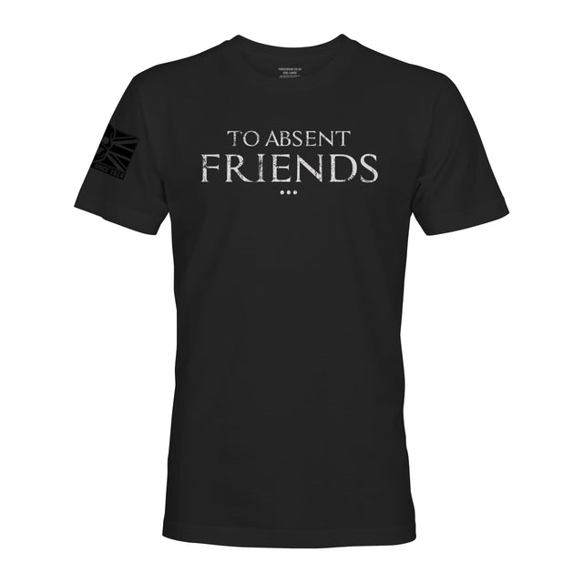 TO ABSENT FRIENDS WHT INK ED - Force Wear HQ - T-SHIRTS