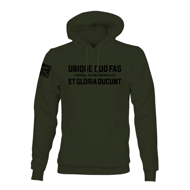 UBIQUE QUO FAS ET GLORIA DUCUNT (ROYAL ARTILLERY) HOODIE - Force Wear HQ - HOODIES