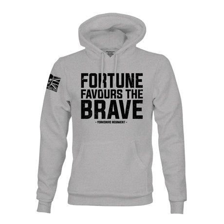 YORKSHIRE REGIMENT MOTTO (FORTUNE FAVOURS THE BRAVE) HOODIE - Force Wear HQ - HOODIES