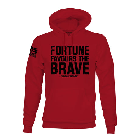 YORKSHIRE REGIMENT MOTTO (FORTUNE FAVOURS THE BRAVE) HOODIE - Force Wear HQ - HOODIES