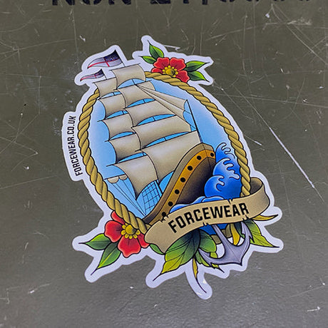 SHIP AT SEA STICKER 196 - Force Wear HQ